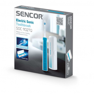 Sencor SOC 1102TQ elektromos szónikus fogkefe kék-fehér